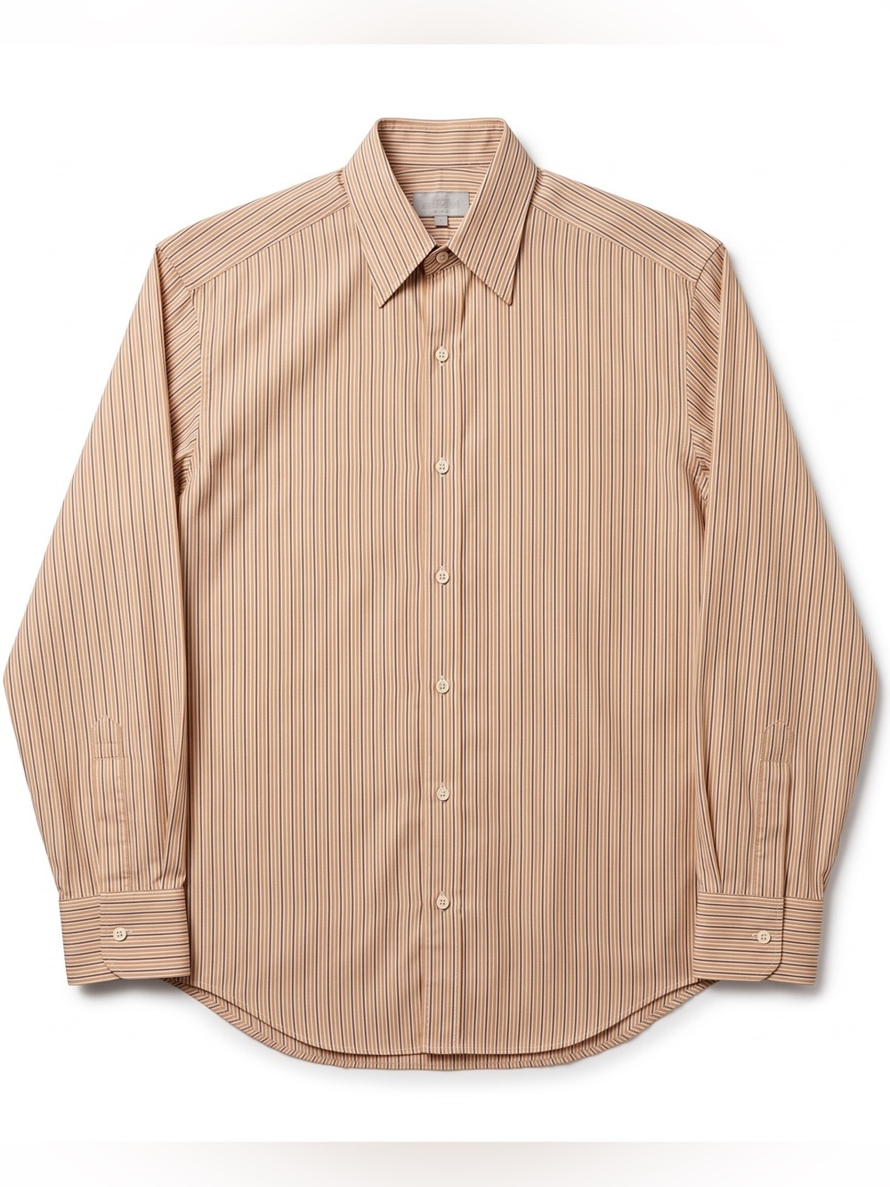 Craig Taylor Egyptian Cotton Dress Shirt Men’s S Orange Classic Fit Long Sleeve